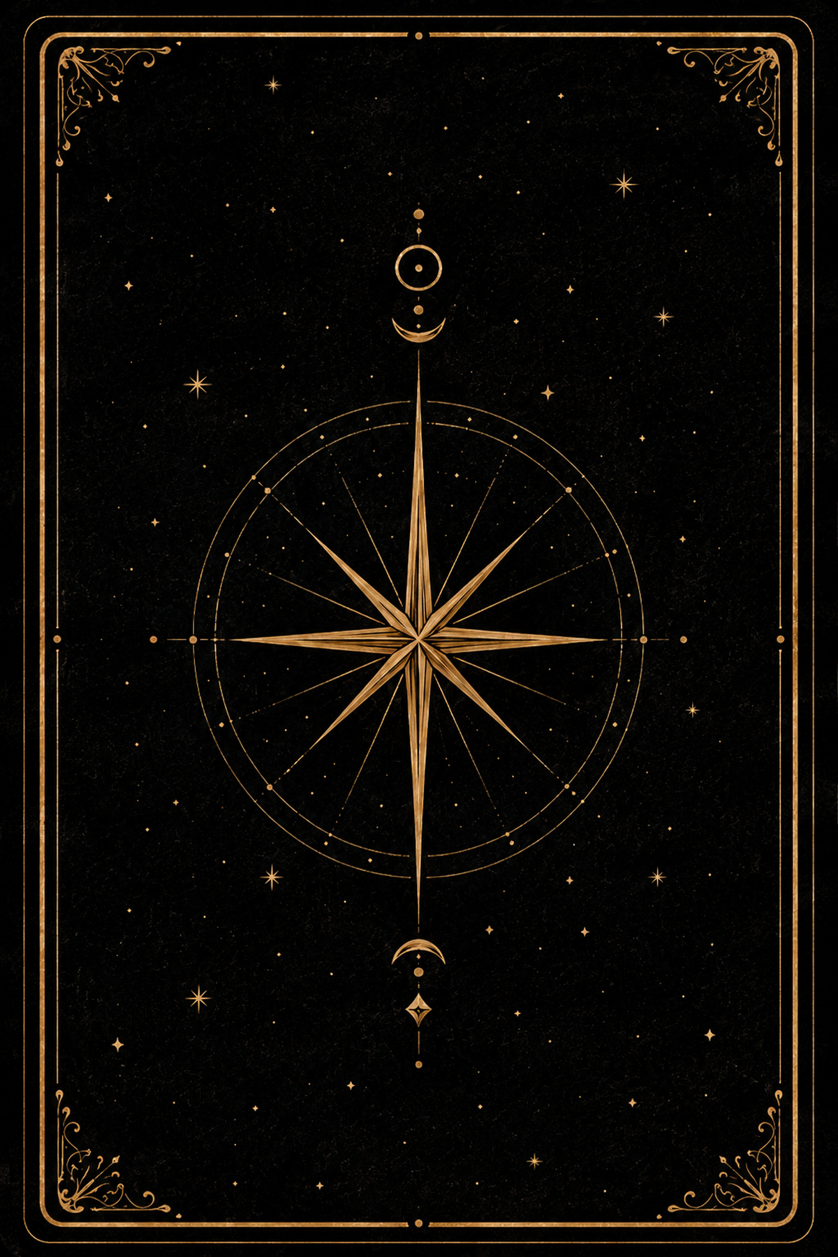 The Midnight Draw tarot card back
