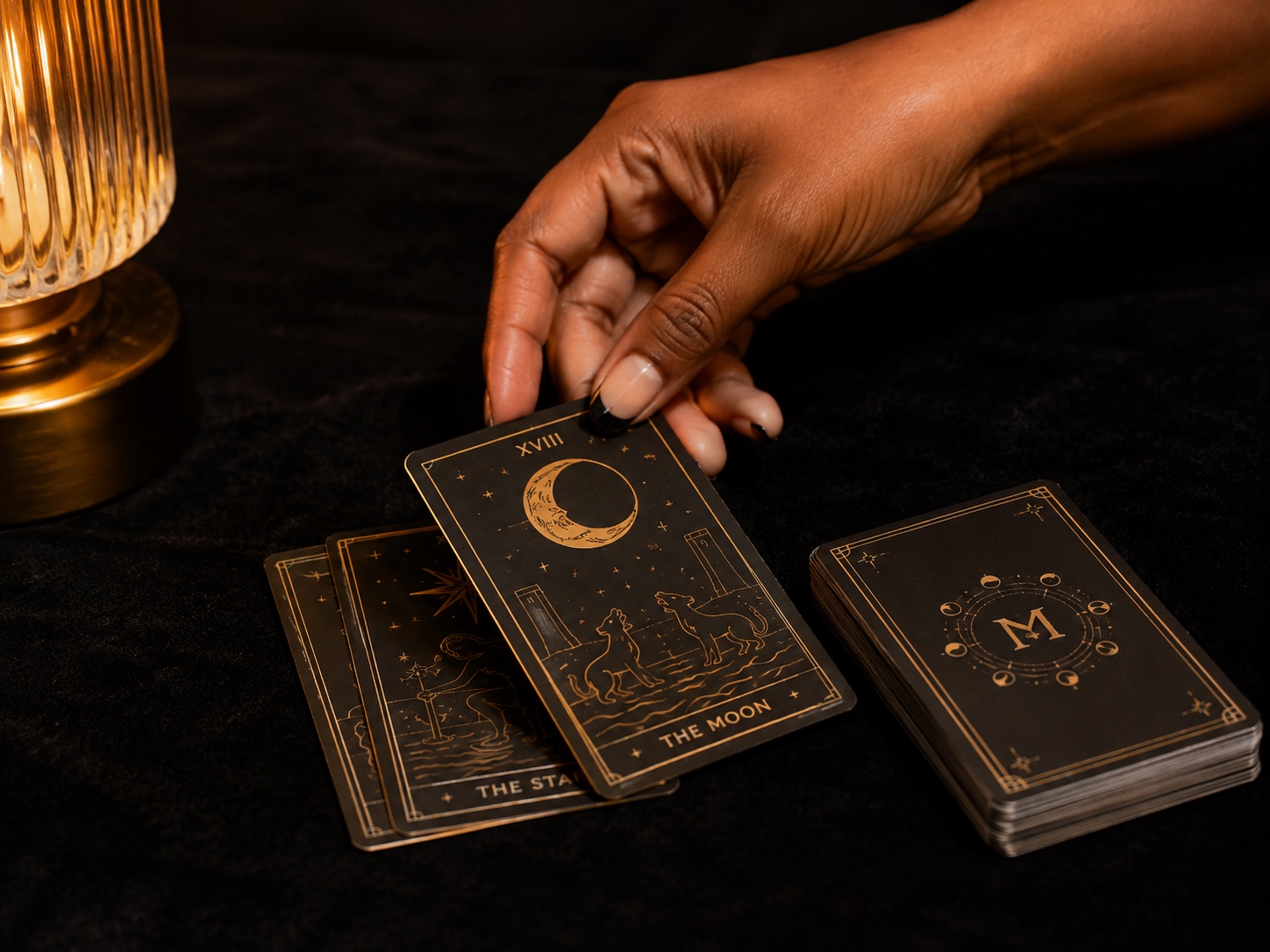 The Midnight Draw tarot reading detail