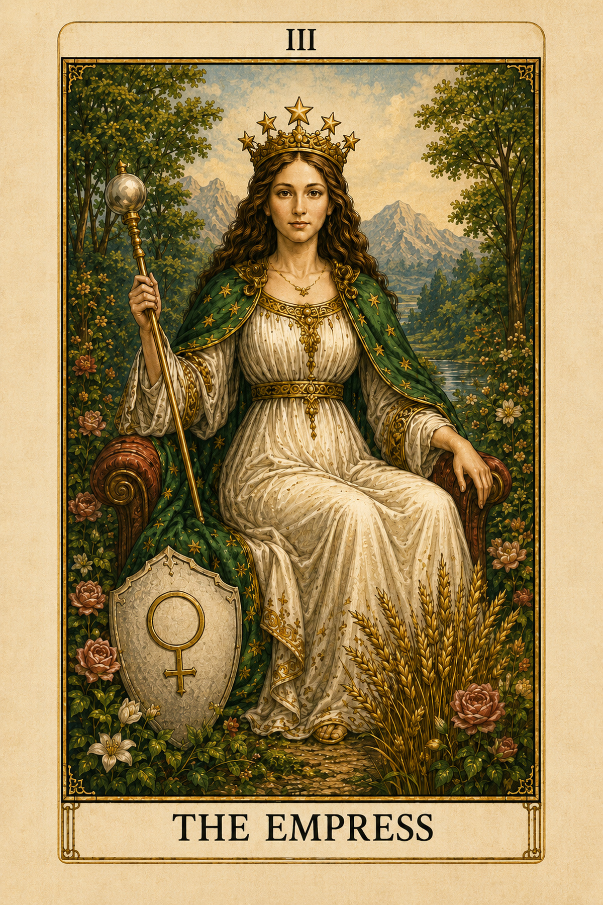 The Empress tarot card
